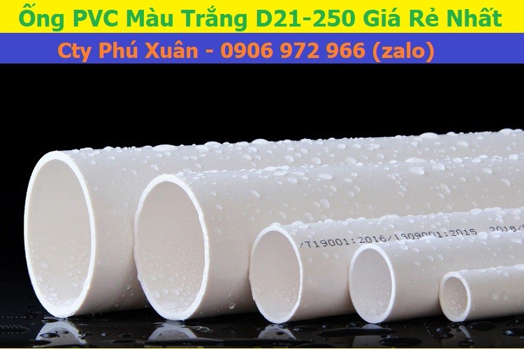 Thông Tin về Ống Nhựa PVC Màu Trắng