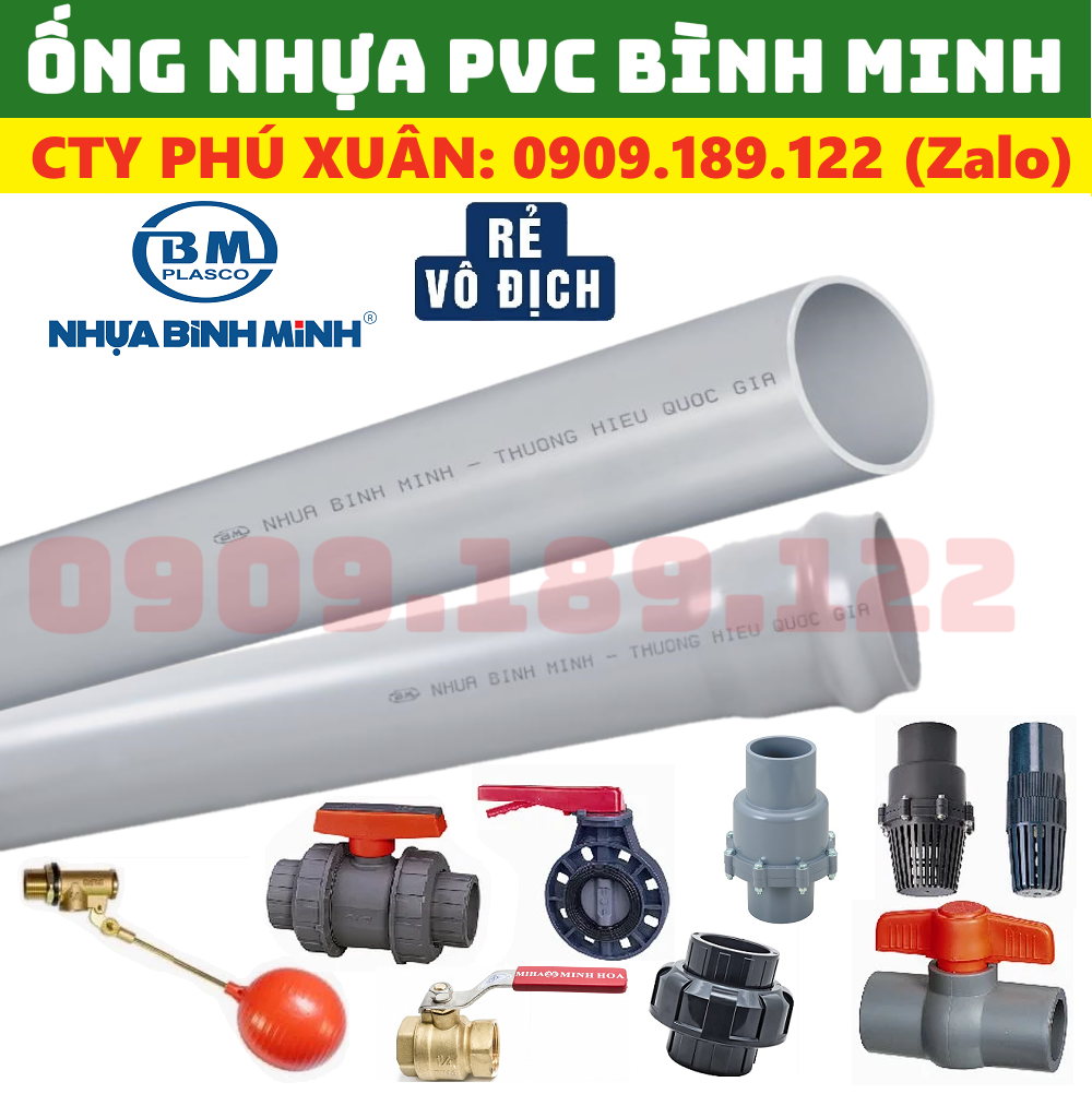 Ống Bình Minh 90 - Giá Rẻ Vô Địch - Kho Sài Gòn