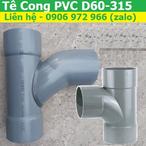 Tê Cong Nhựa PVC - Rẻ Nhất - Kho Sài Gòn